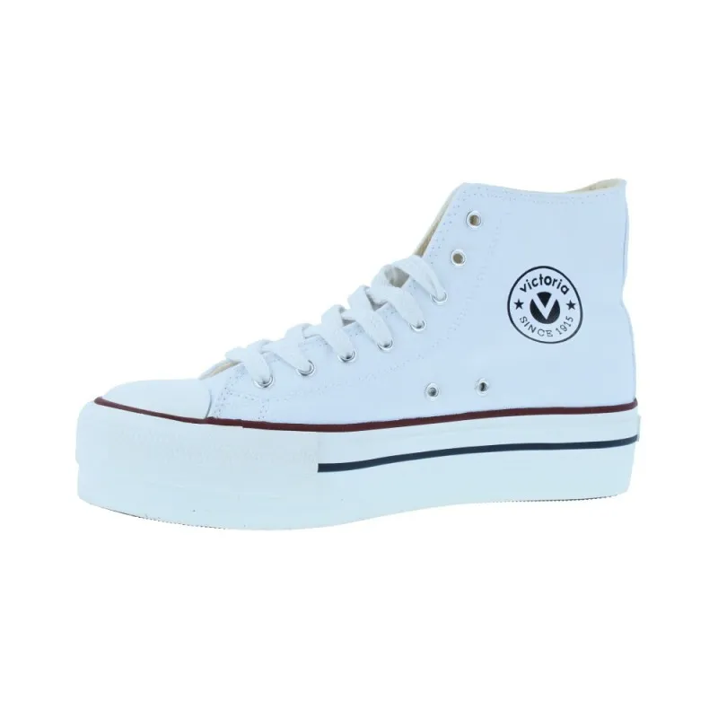 Botin Basket Lona con Plataforma Mujer de Victoria 1061101 Tribu