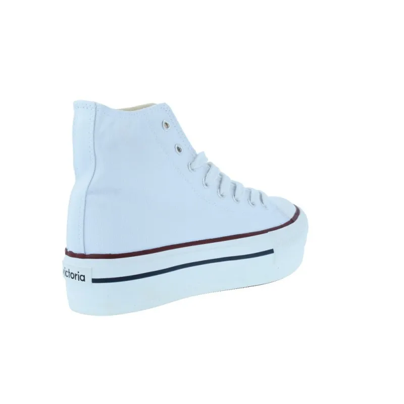 Botin Basket Lona con Plataforma Mujer de Victoria 1061101 Tribu