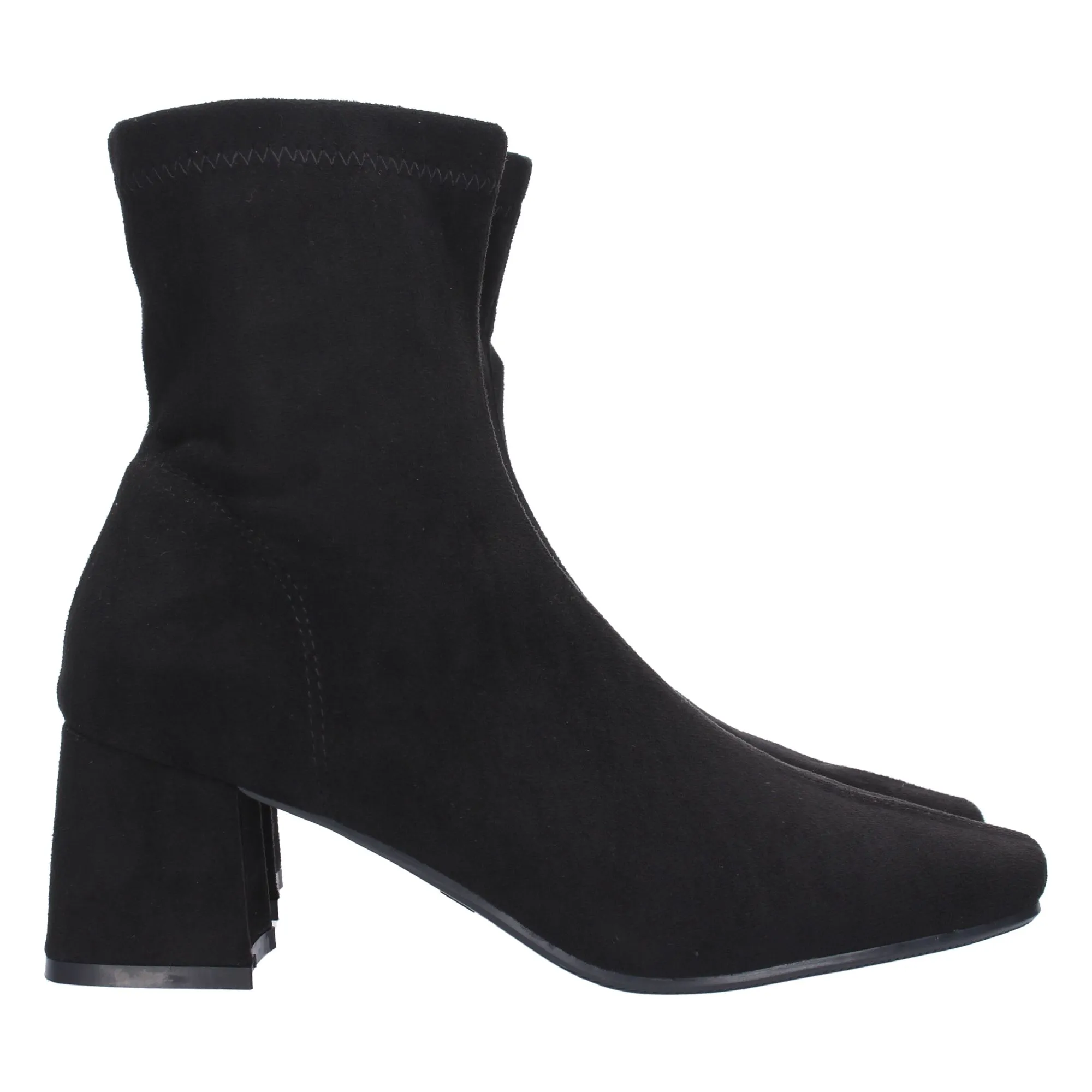 Botines de tacón medio mujer color negro YG702