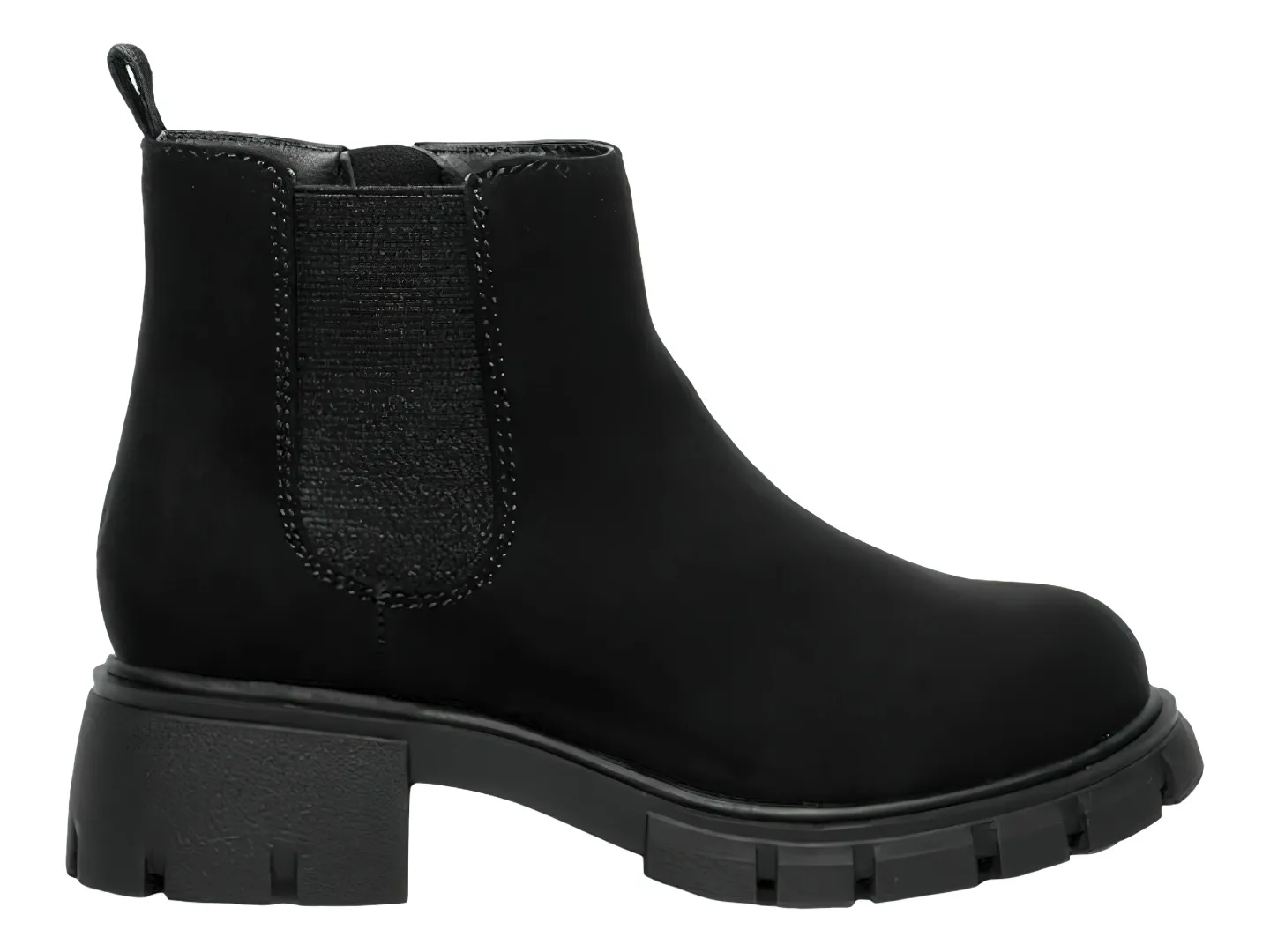Botines Steve Madden Jchelz Negro Para Niña