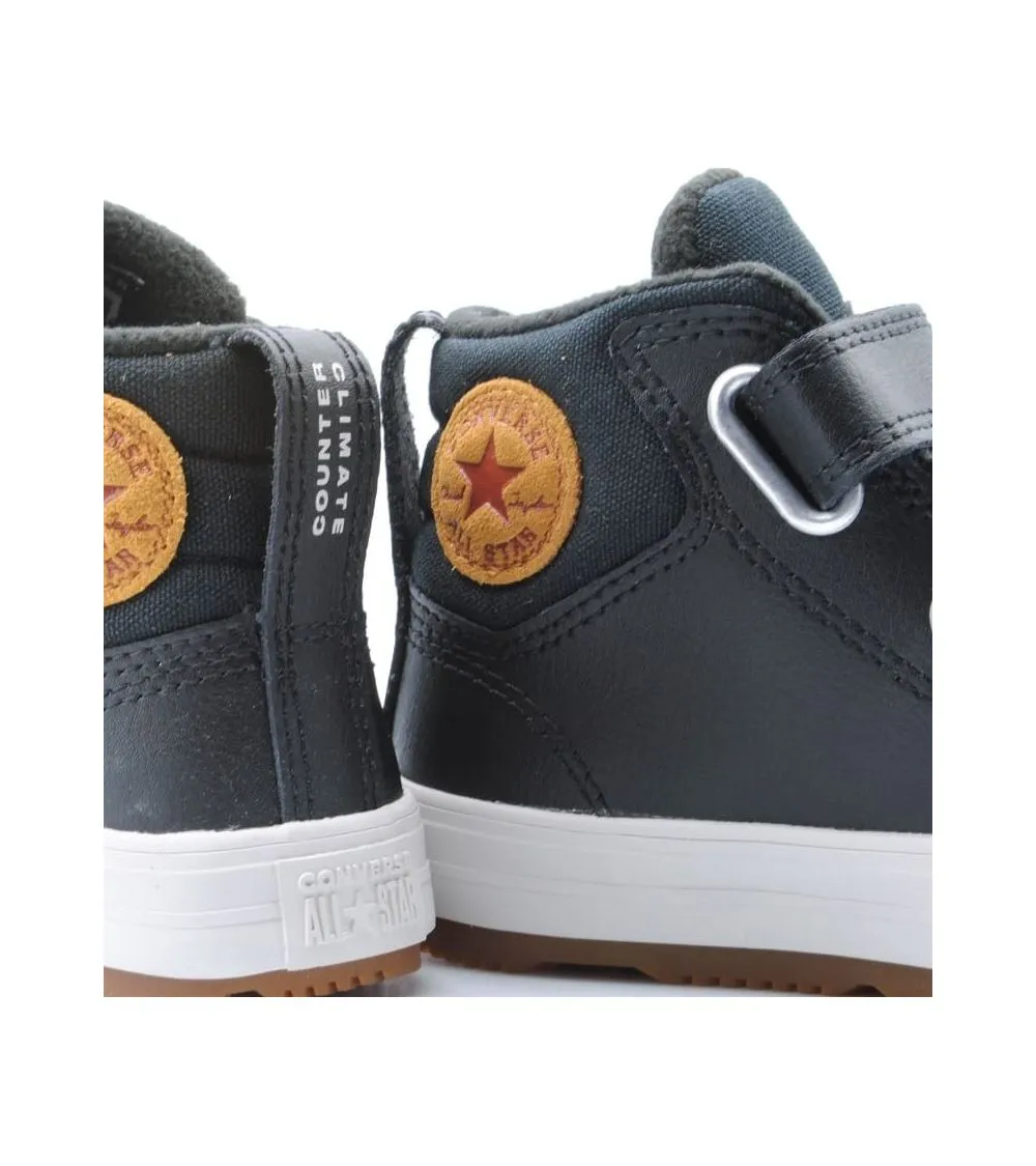 BOTÍN CONVERSE PIEL NEGRO VELCRO ALL STAR Berkshire Hi