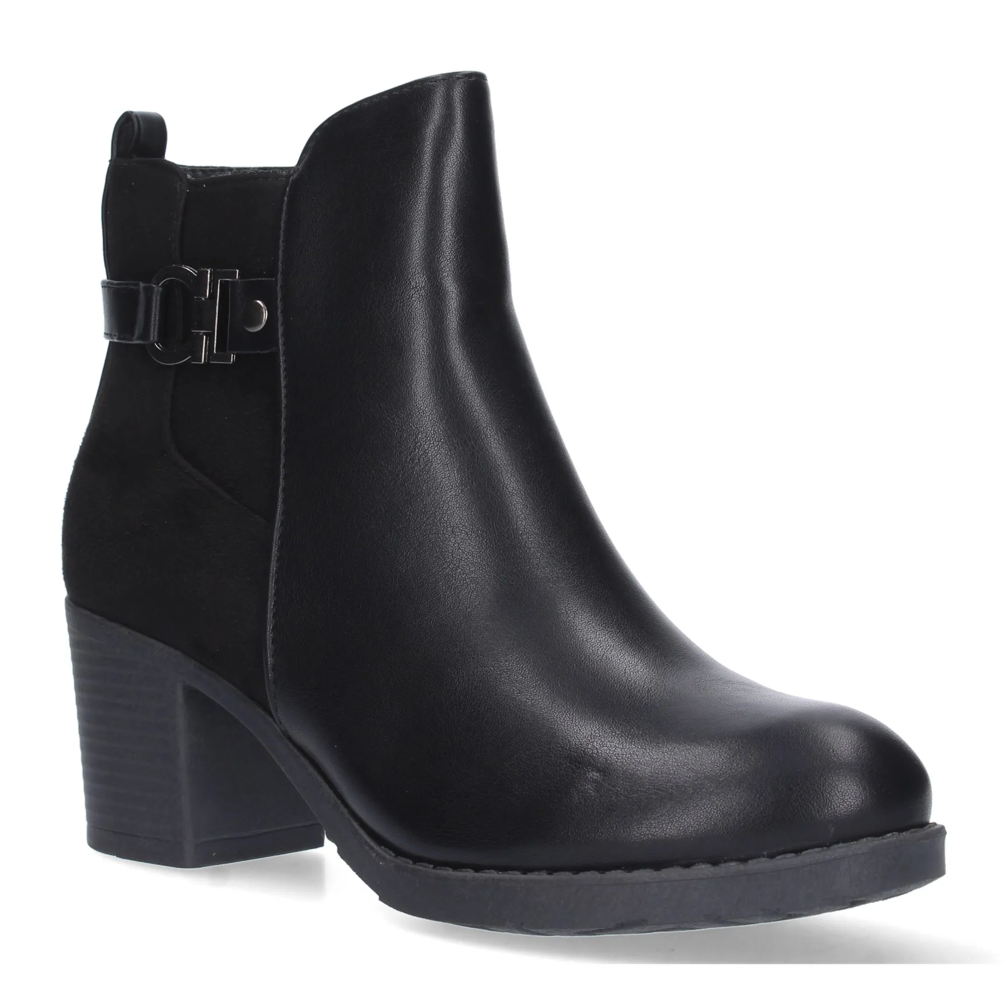 Botín color negro estilo elegante mujer YC722
