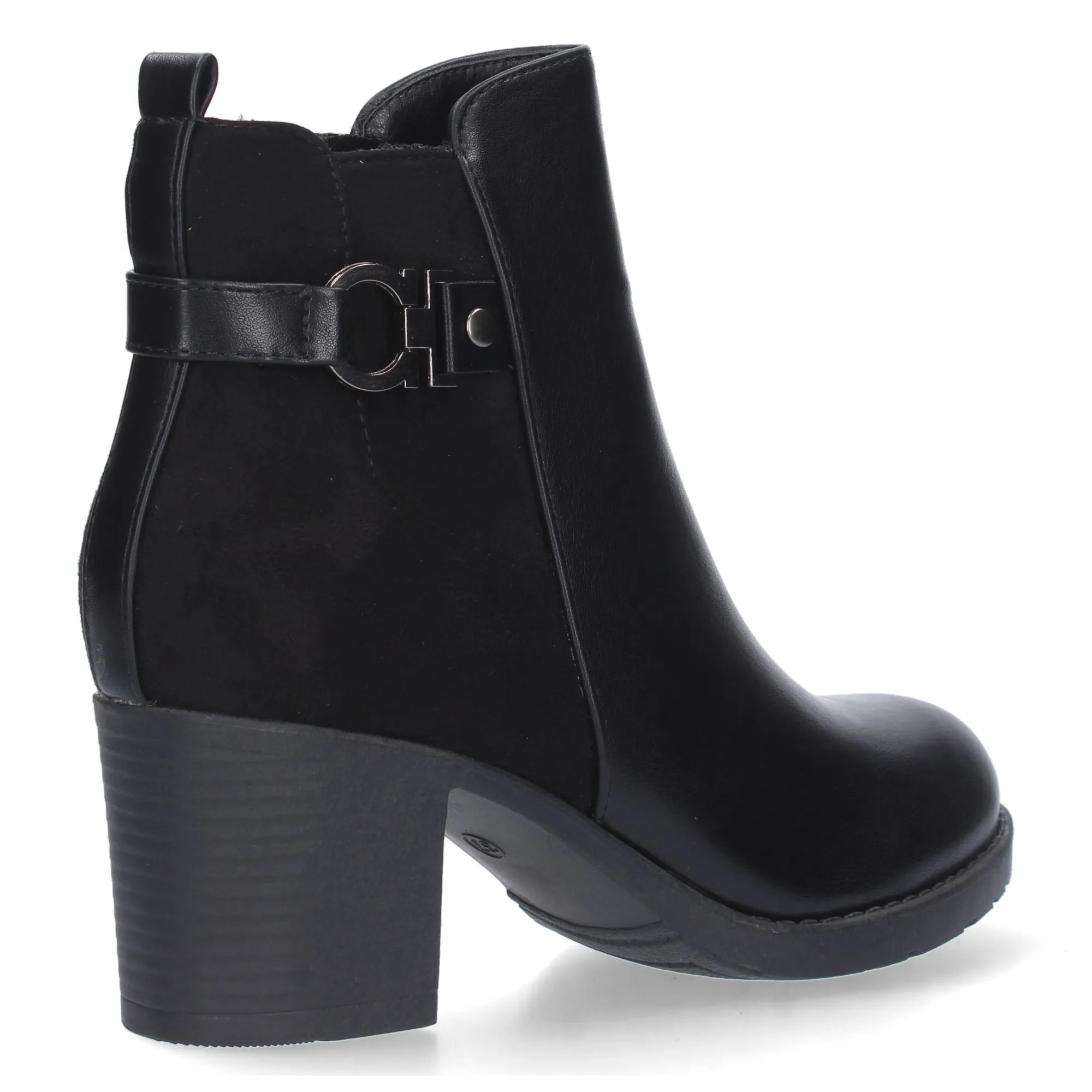 Botín color negro estilo elegante mujer YC722