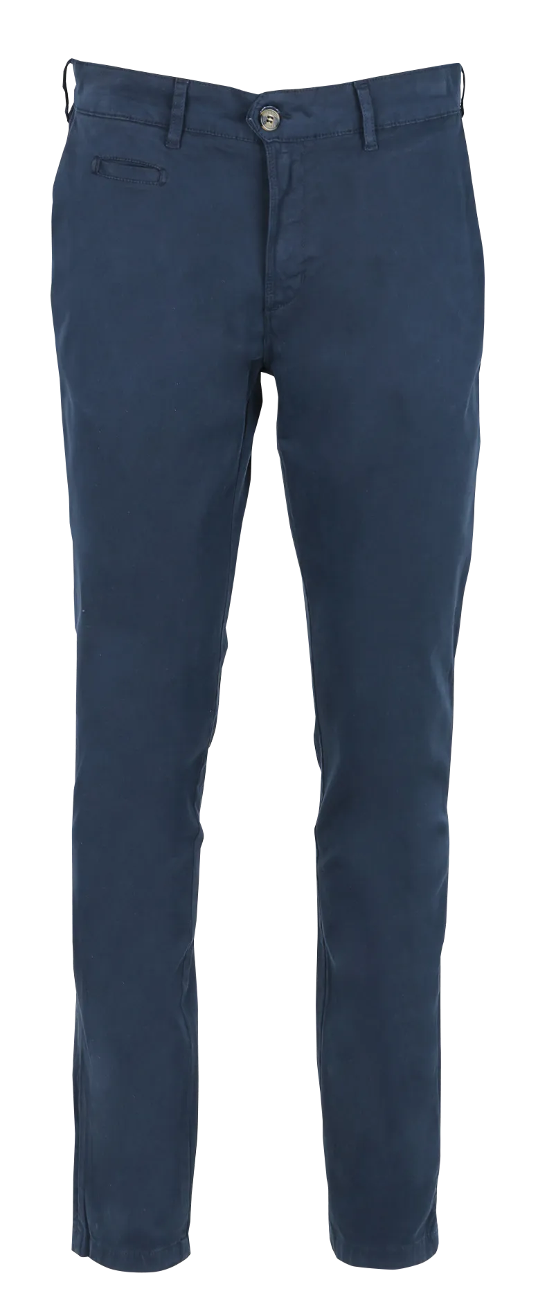 BRIX  PANTALóN RECTO DE MEZCLA DE ALGODóN ORGáNICO EN AZUL