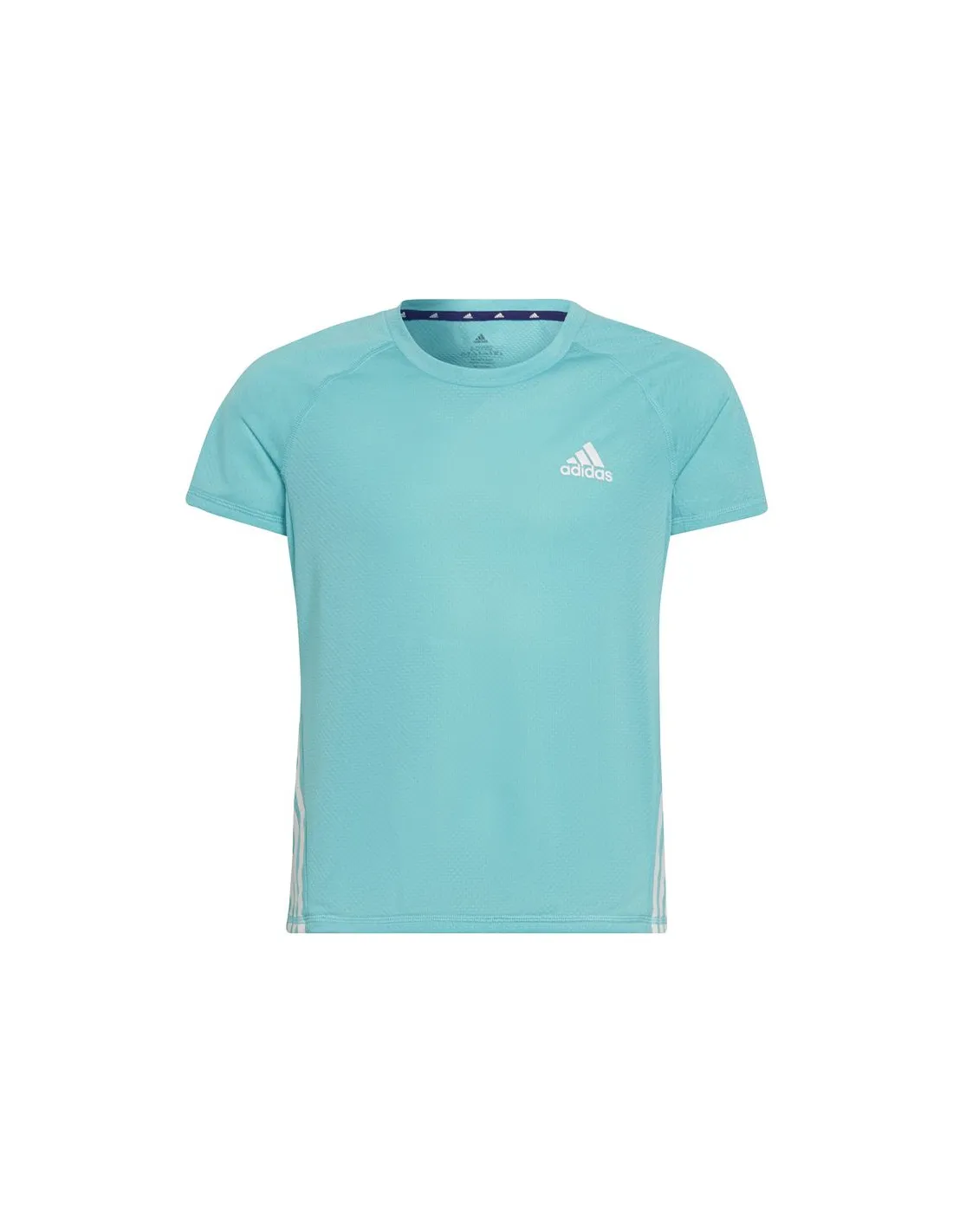 Camiseta adidas AEROREADY 3 bandas Niña Bl