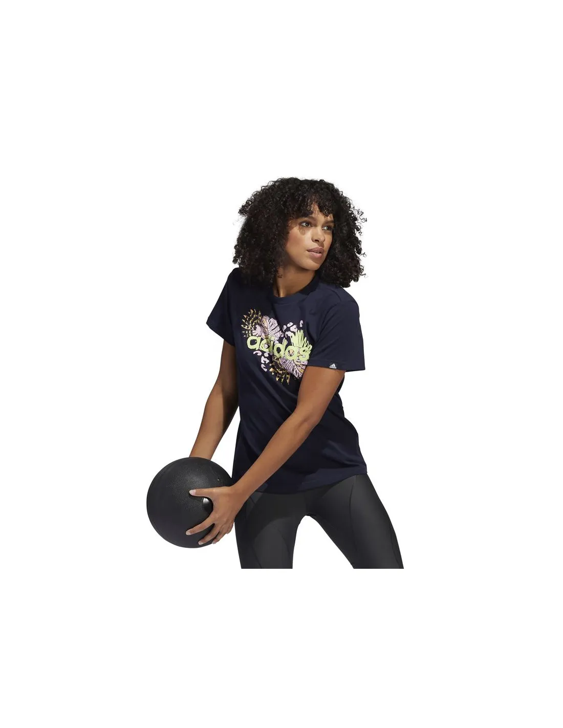 Camiseta adidas Farm Print Graphic Mujer BK