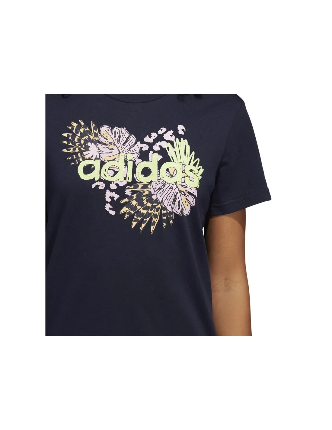Camiseta adidas Farm Print Graphic Mujer BK
