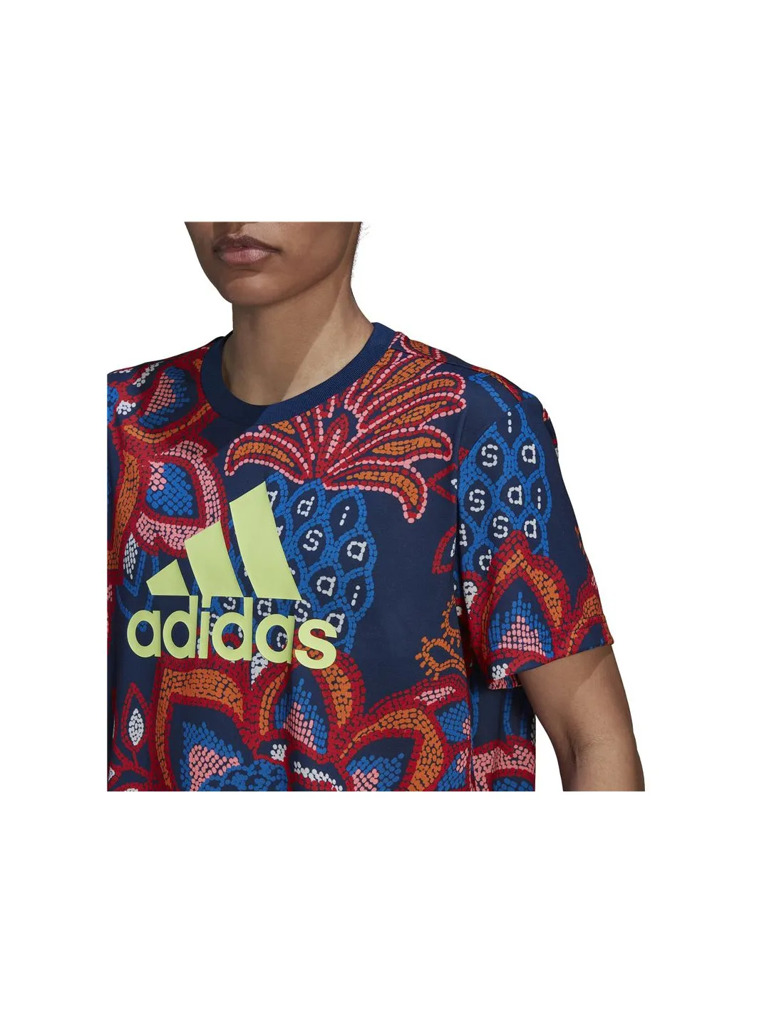 Camiseta adidas FARM Rio Graphic Mujer Blue