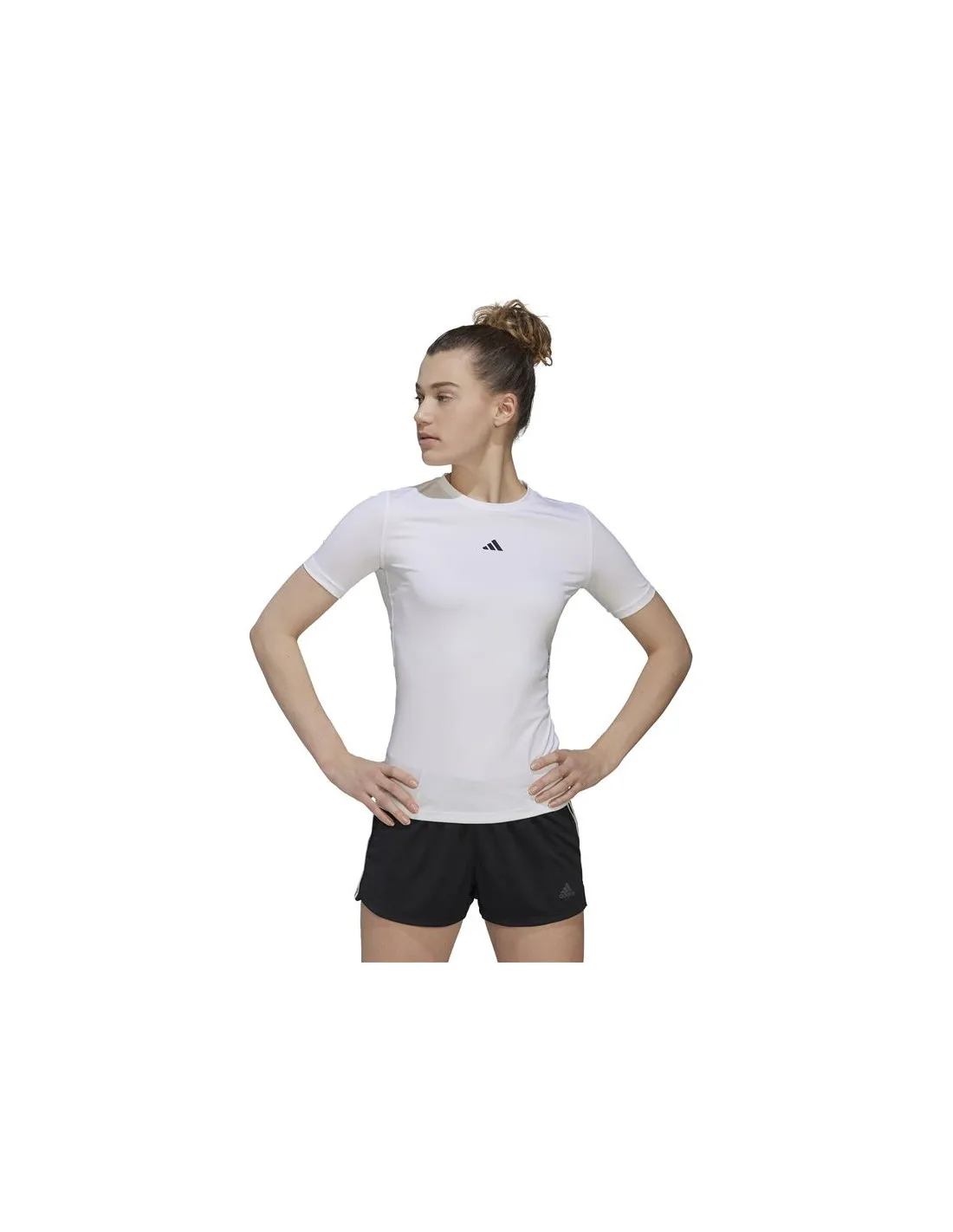 Camiseta adidas Techfit Training Mujer White