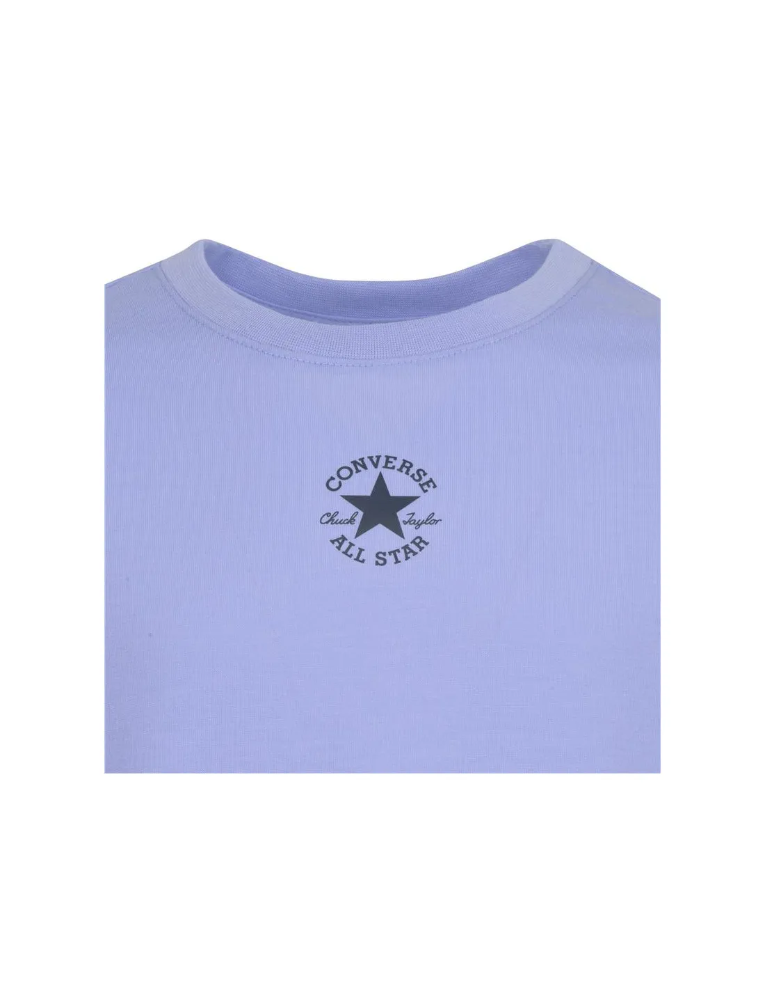 Camiseta Converse Chuck Patch Boxy Morado Niña