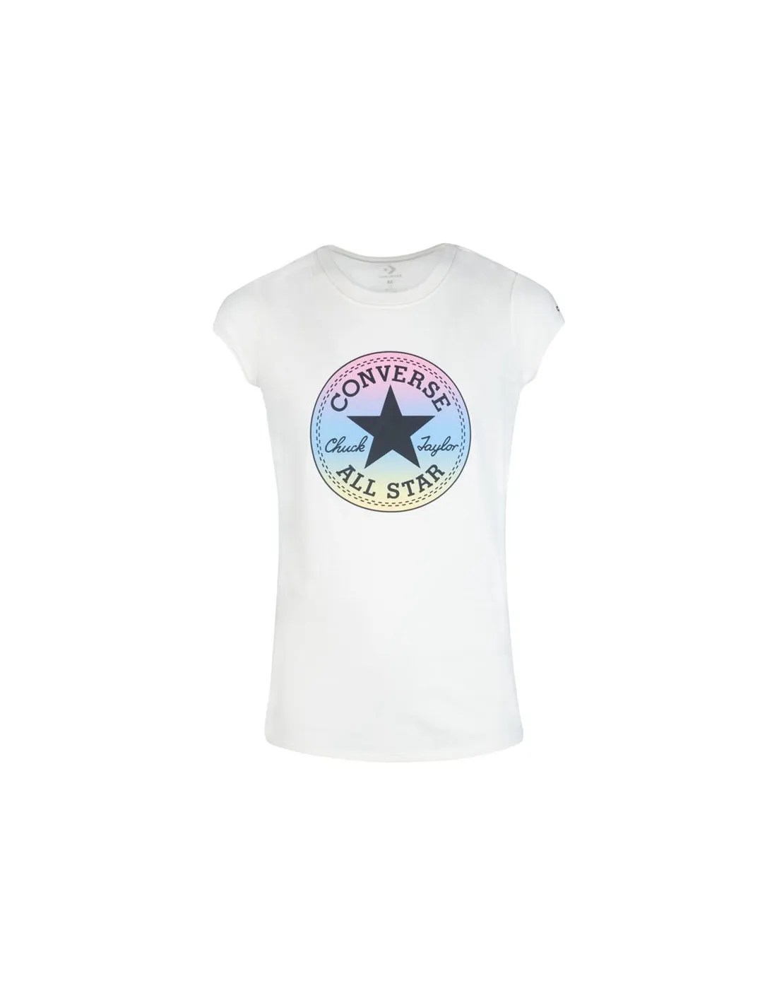 Camiseta Converse Chuck Patch GFX Egret Niña