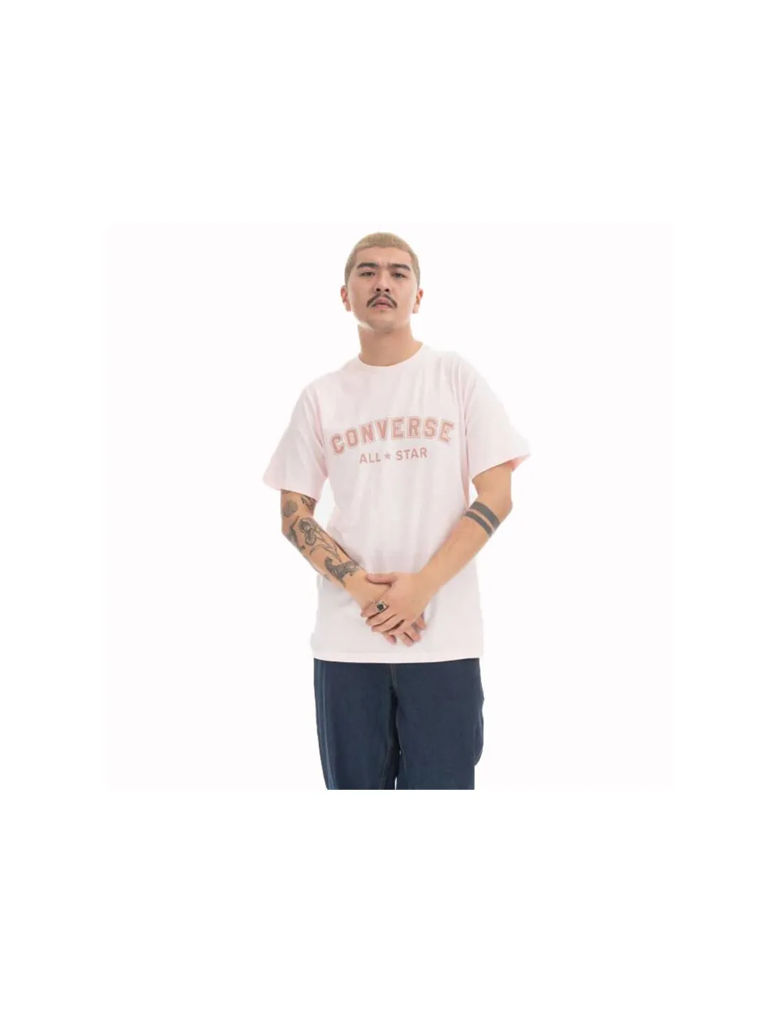 Camiseta Converse Classic Fit All Star Single Screen Print Blanco