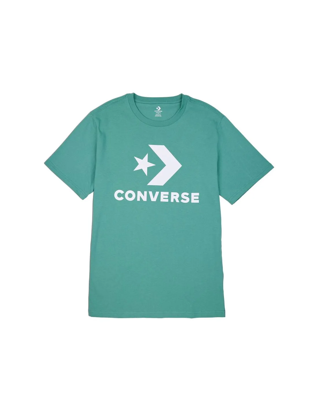 Camiseta Converse Standard Fit Center Front Large Logo Star Chevron Verde