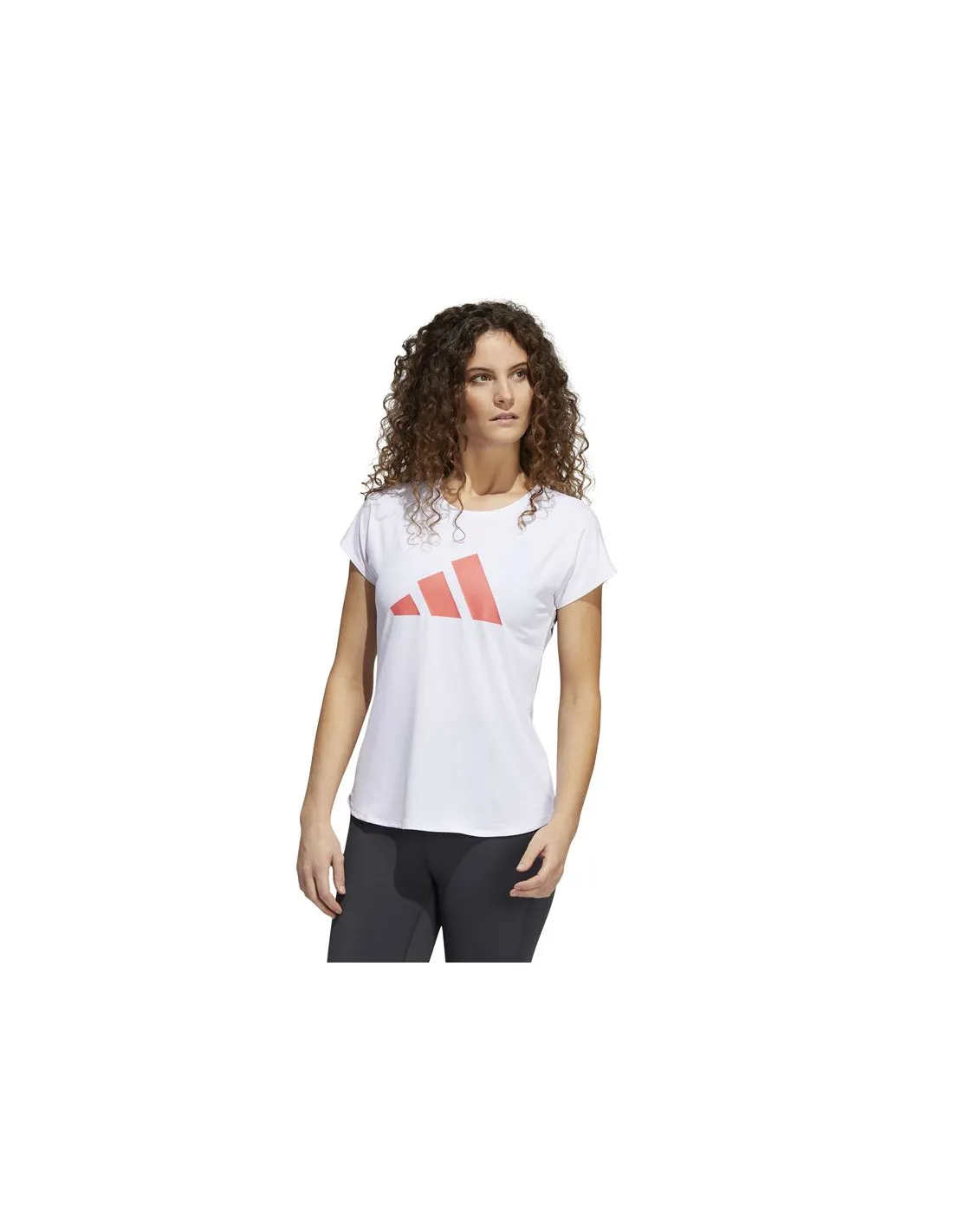 Camiseta de fitness adidas Training 3B W White