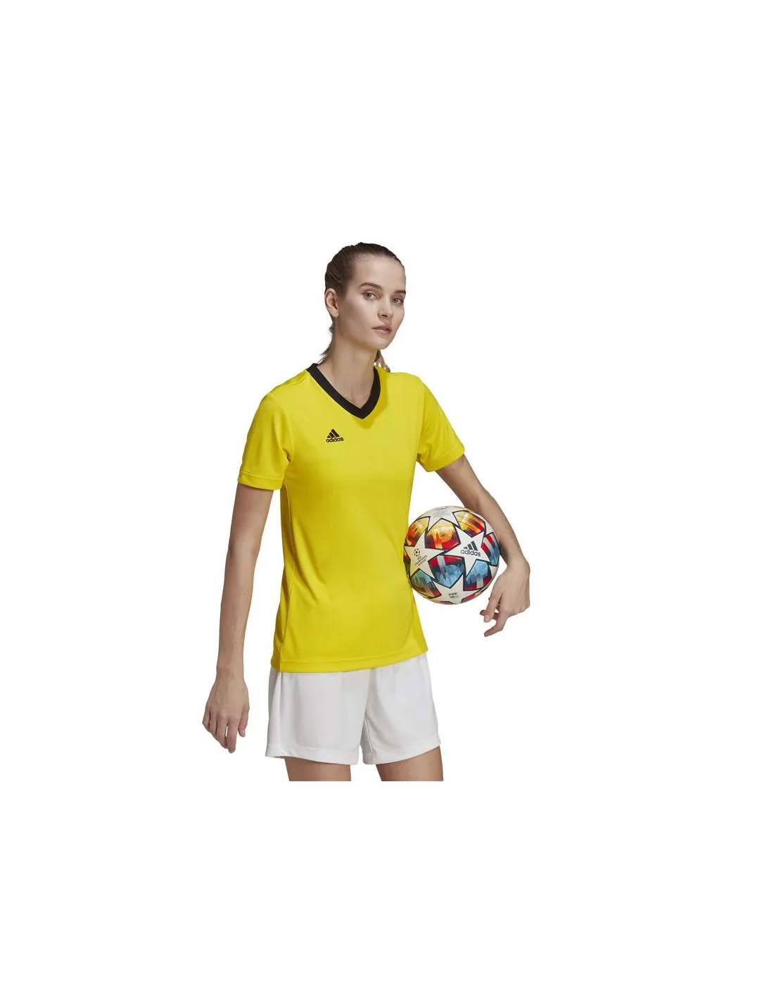Camiseta de fútbol adidas Entrada 22 Yellow W