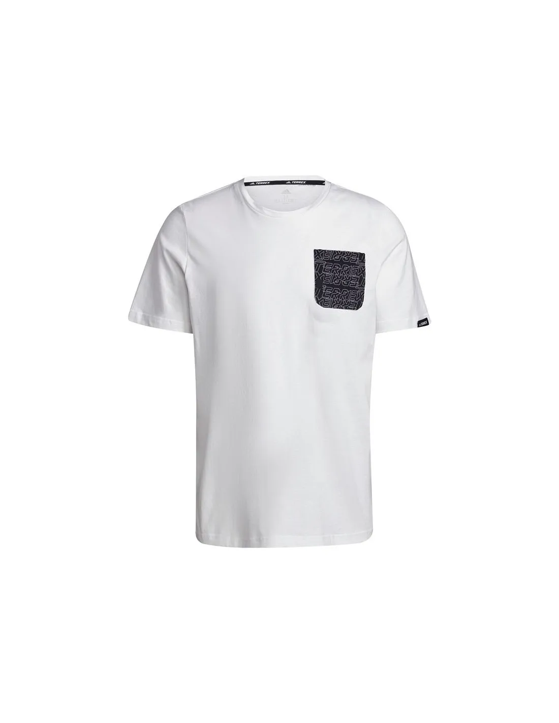Camiseta de montaña adidas Terrex Pocket Graphic M White