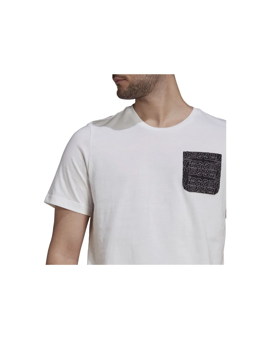 Camiseta de montaña adidas Terrex Pocket Graphic M White