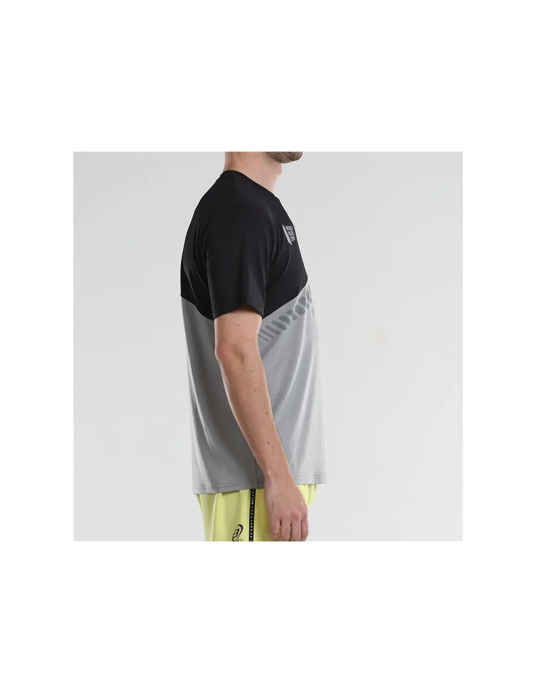 Camiseta de Pádel Bullpadel Lucio Gris Hombre