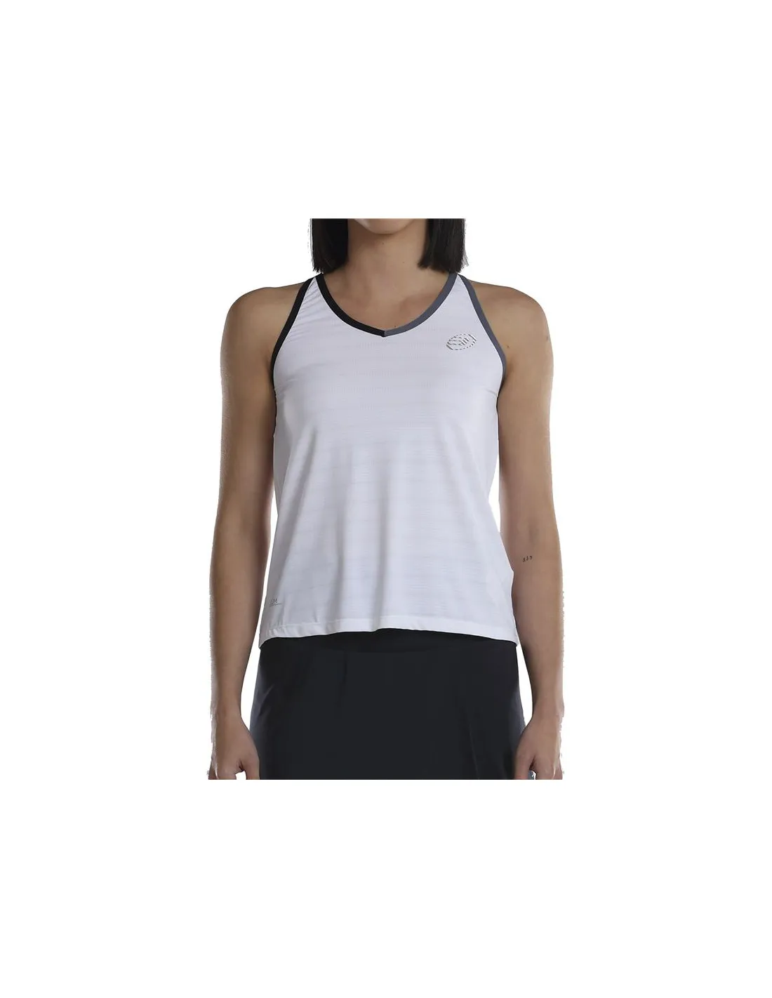 Camiseta de Pádel Bullpadel Uncia Blanco Mujer
