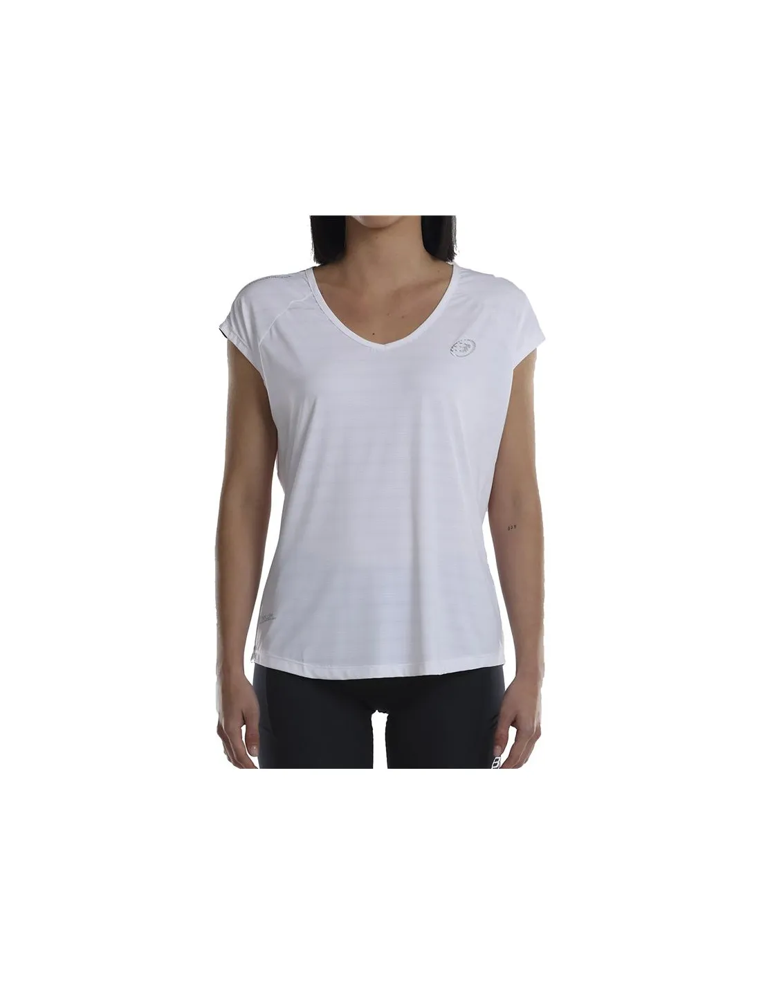 Camiseta de Pádel Bullpadel Usier Blanco Mujer