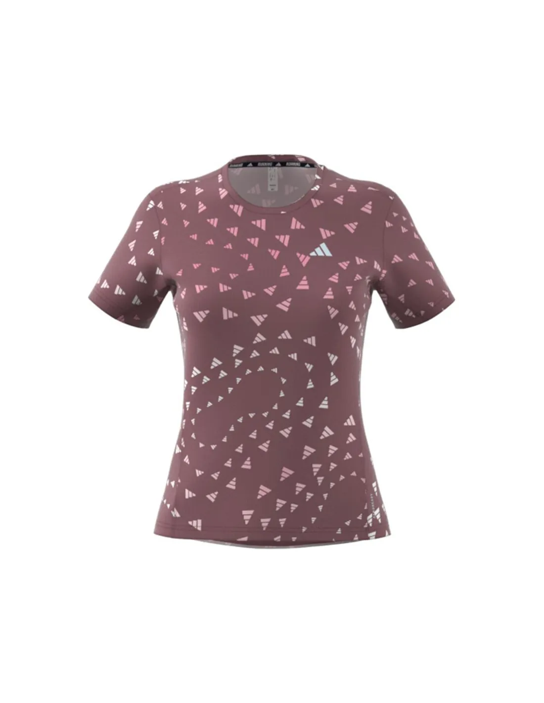 Camiseta de Running adidas Graphic Aeroready Mujer Rosa