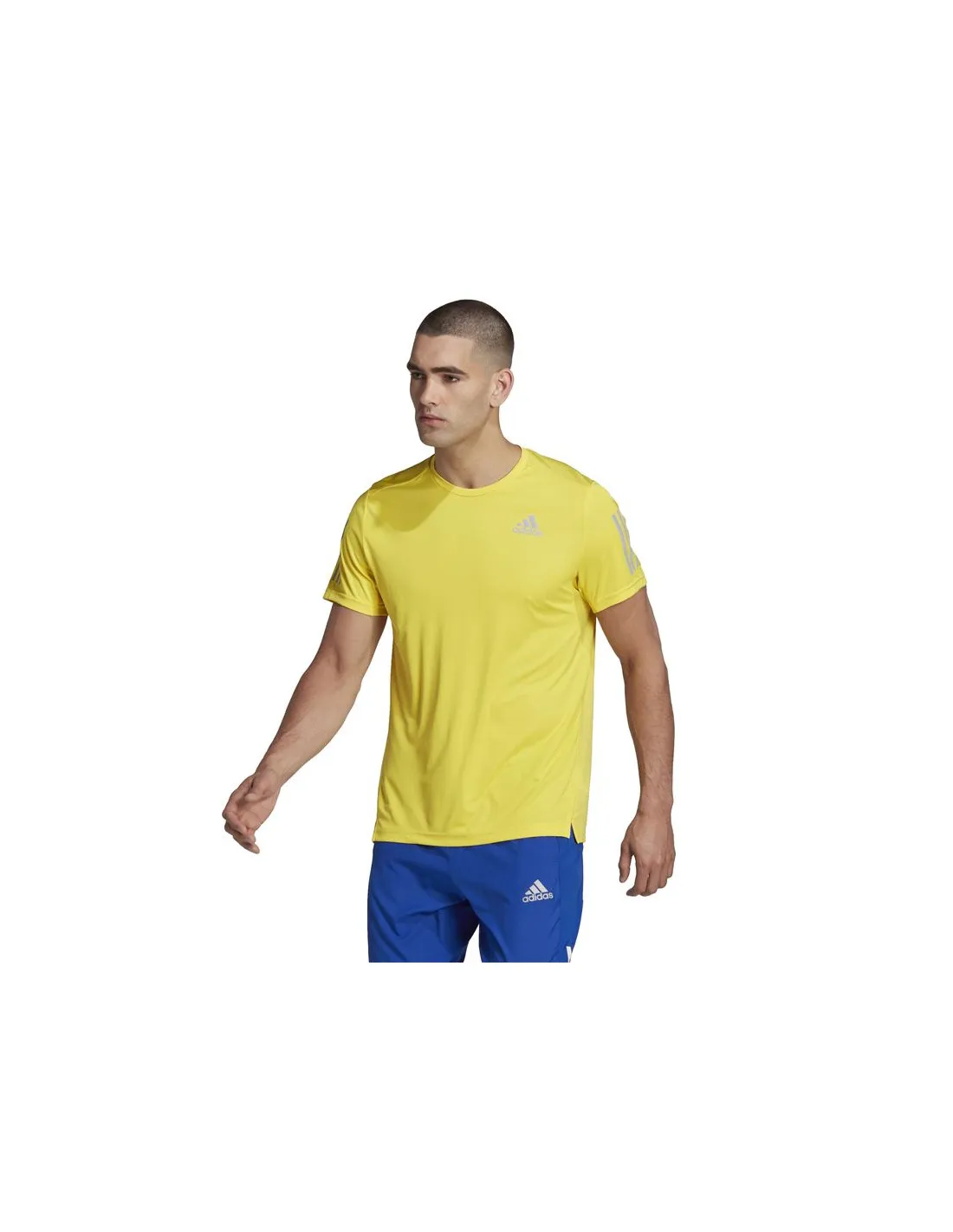 Camiseta de running adidas Won The Run Hombre Yellow