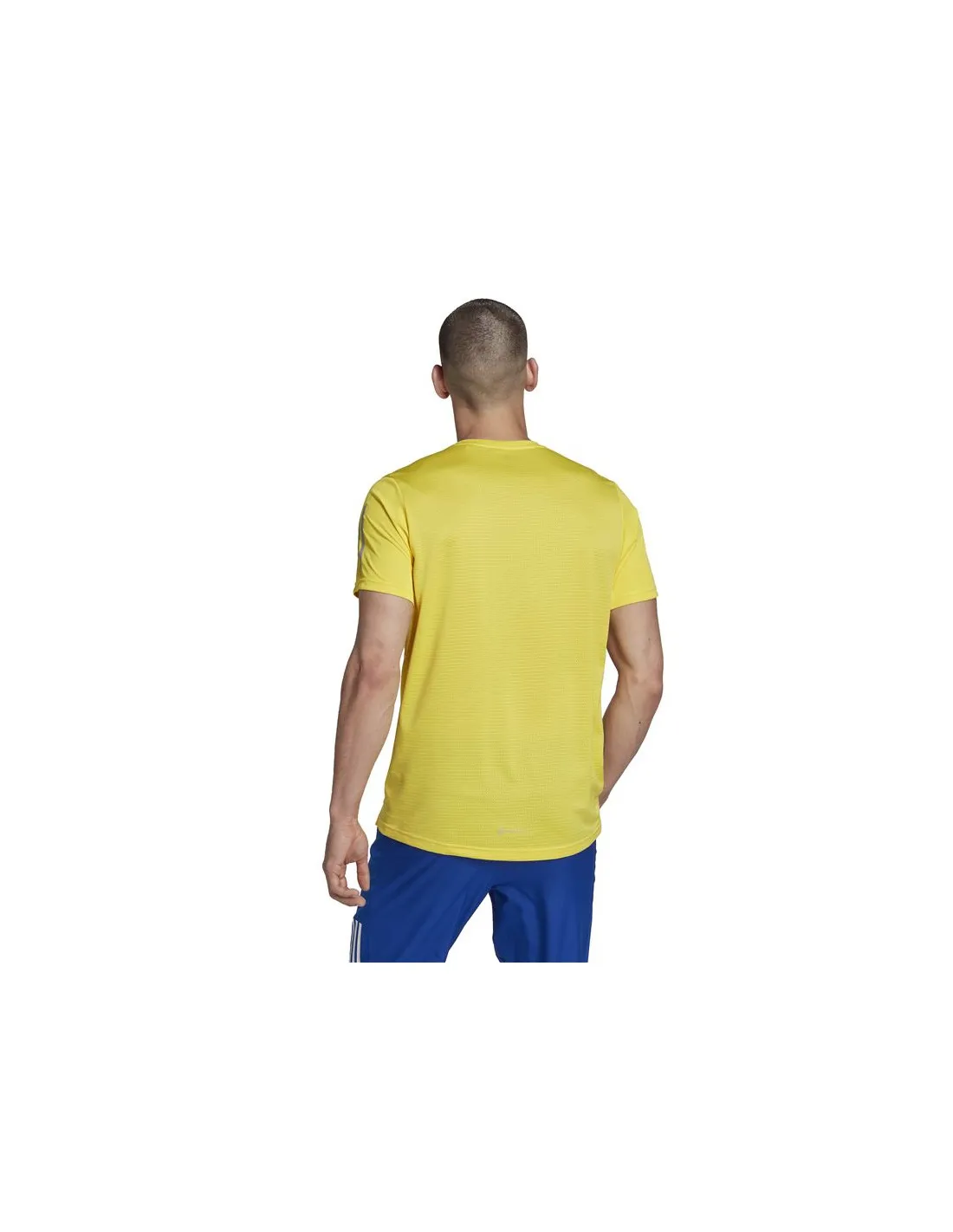 Camiseta de running adidas Won The Run Hombre Yellow