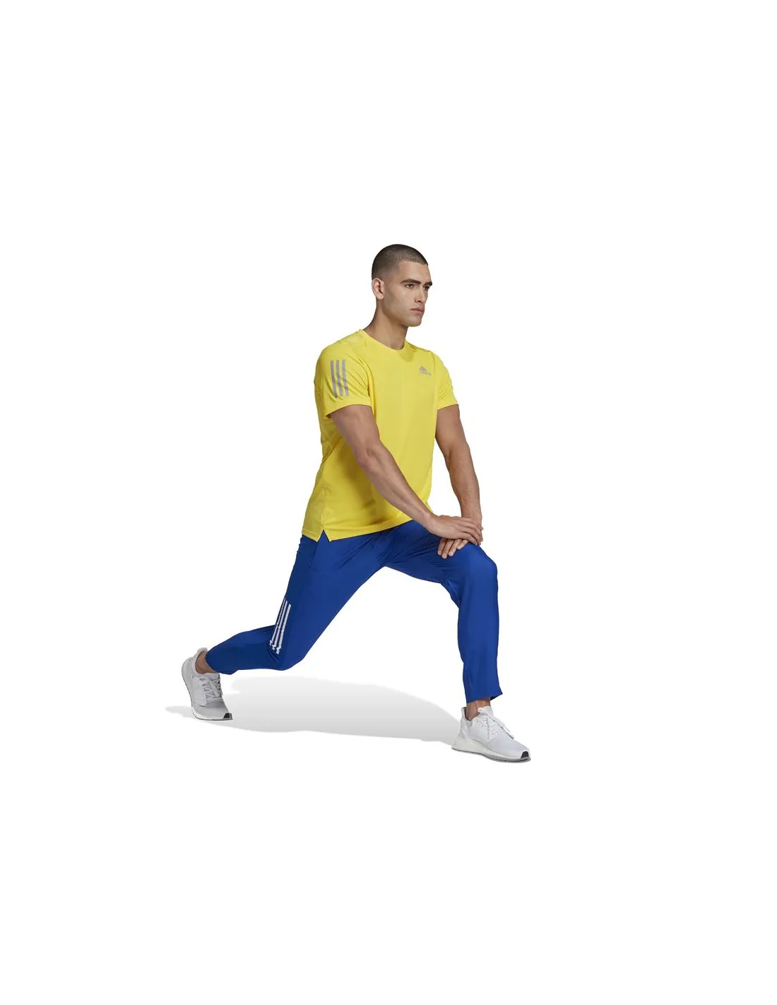 Camiseta de running adidas Won The Run Hombre Yellow