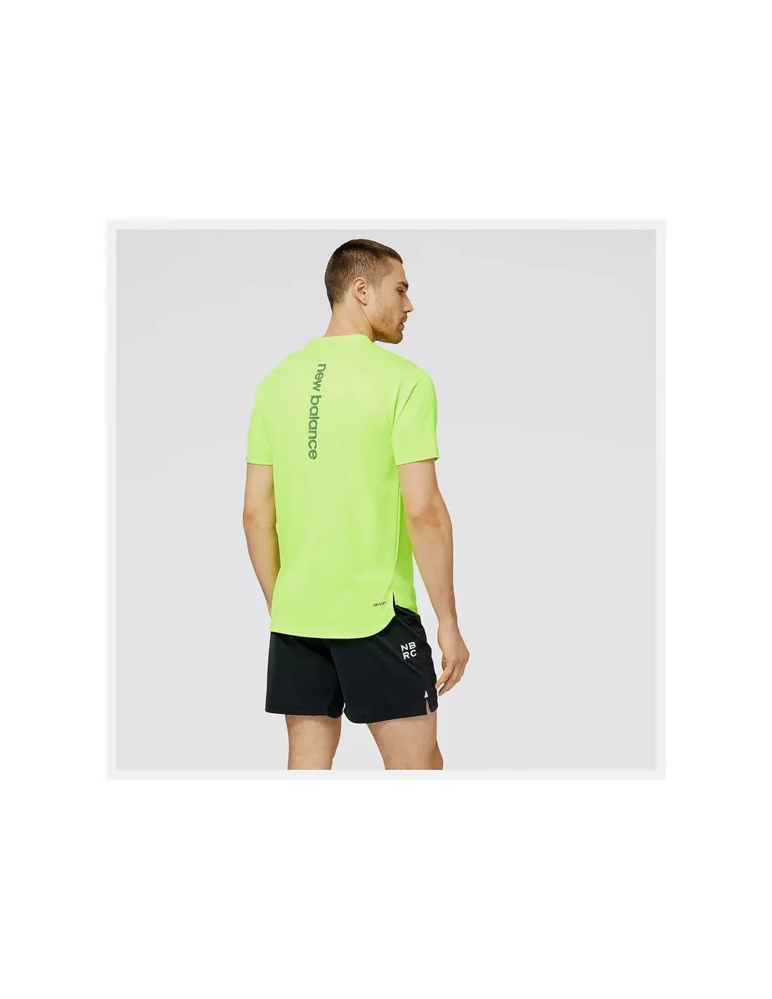 CAMISETA DE TRAIL NEW BALANCE IMPACT AT NVENT VERDE HOMBRE