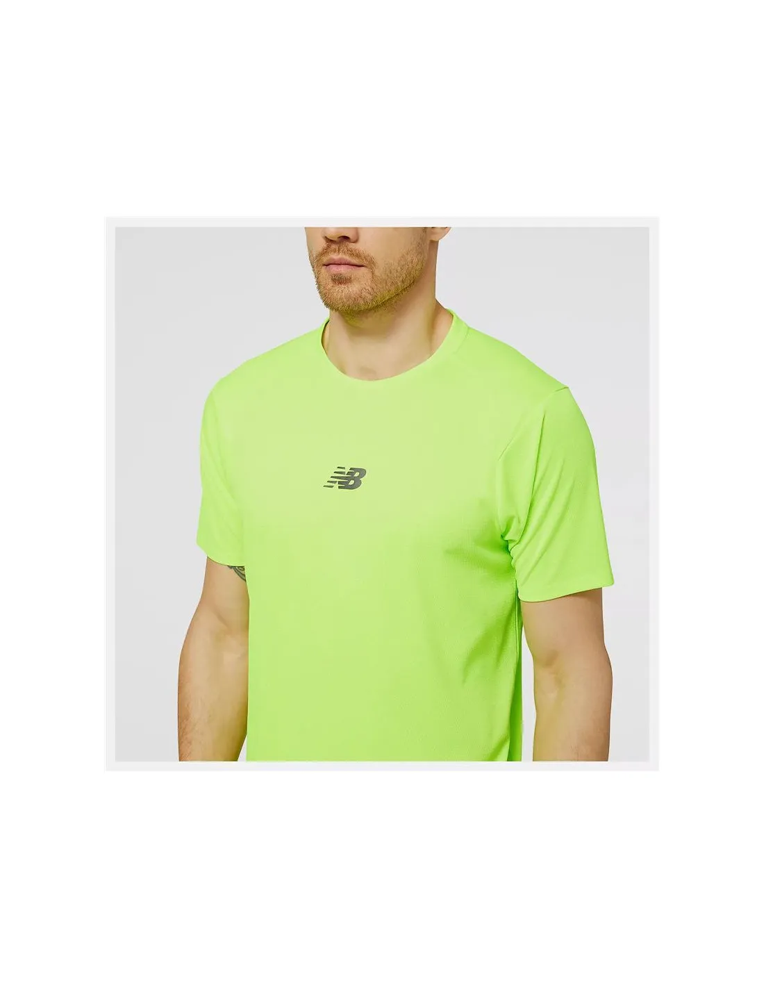 CAMISETA DE TRAIL NEW BALANCE IMPACT AT NVENT VERDE HOMBRE
