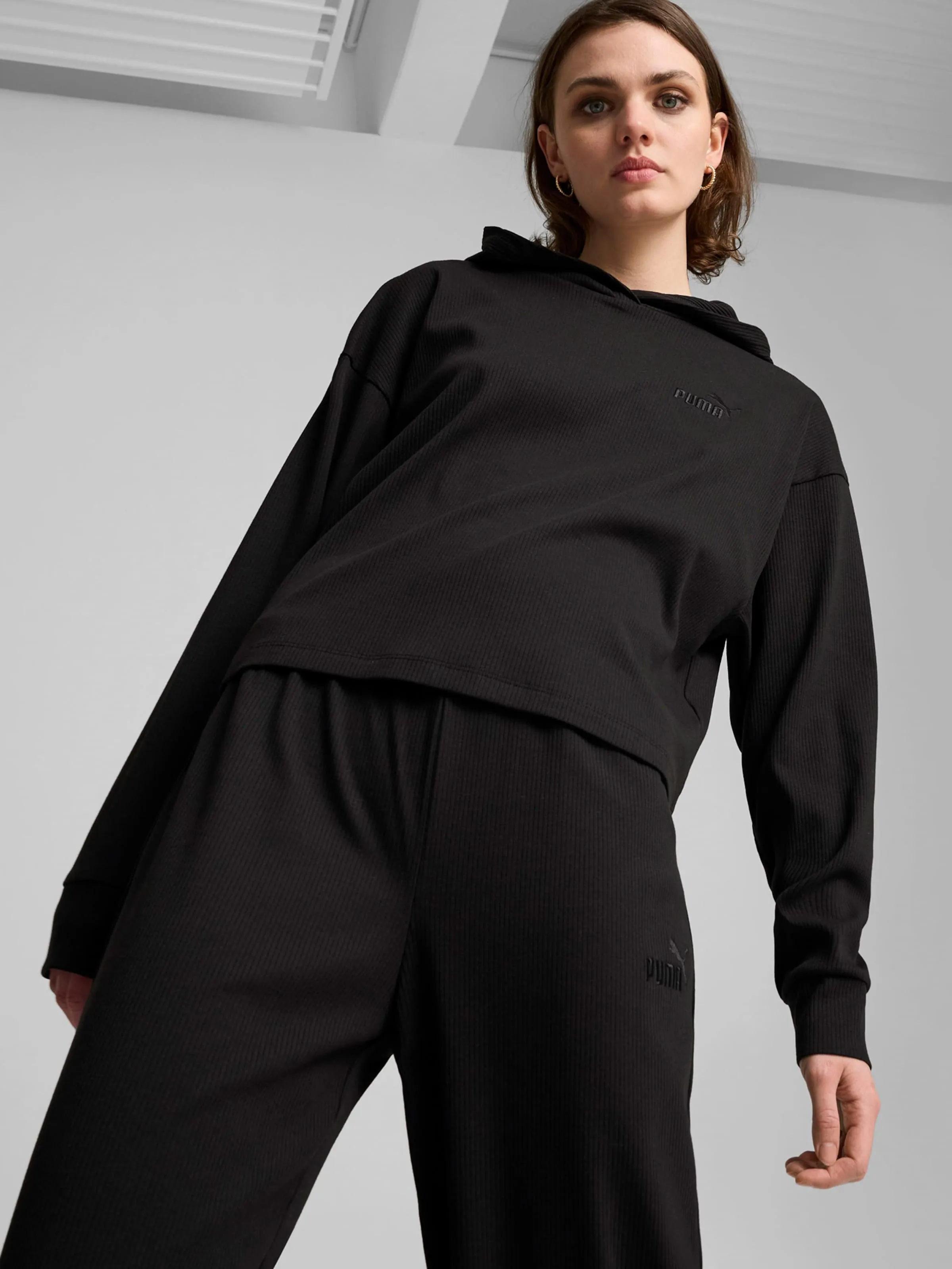 Camiseta deportiva 'Ess' PUMA en Negro
