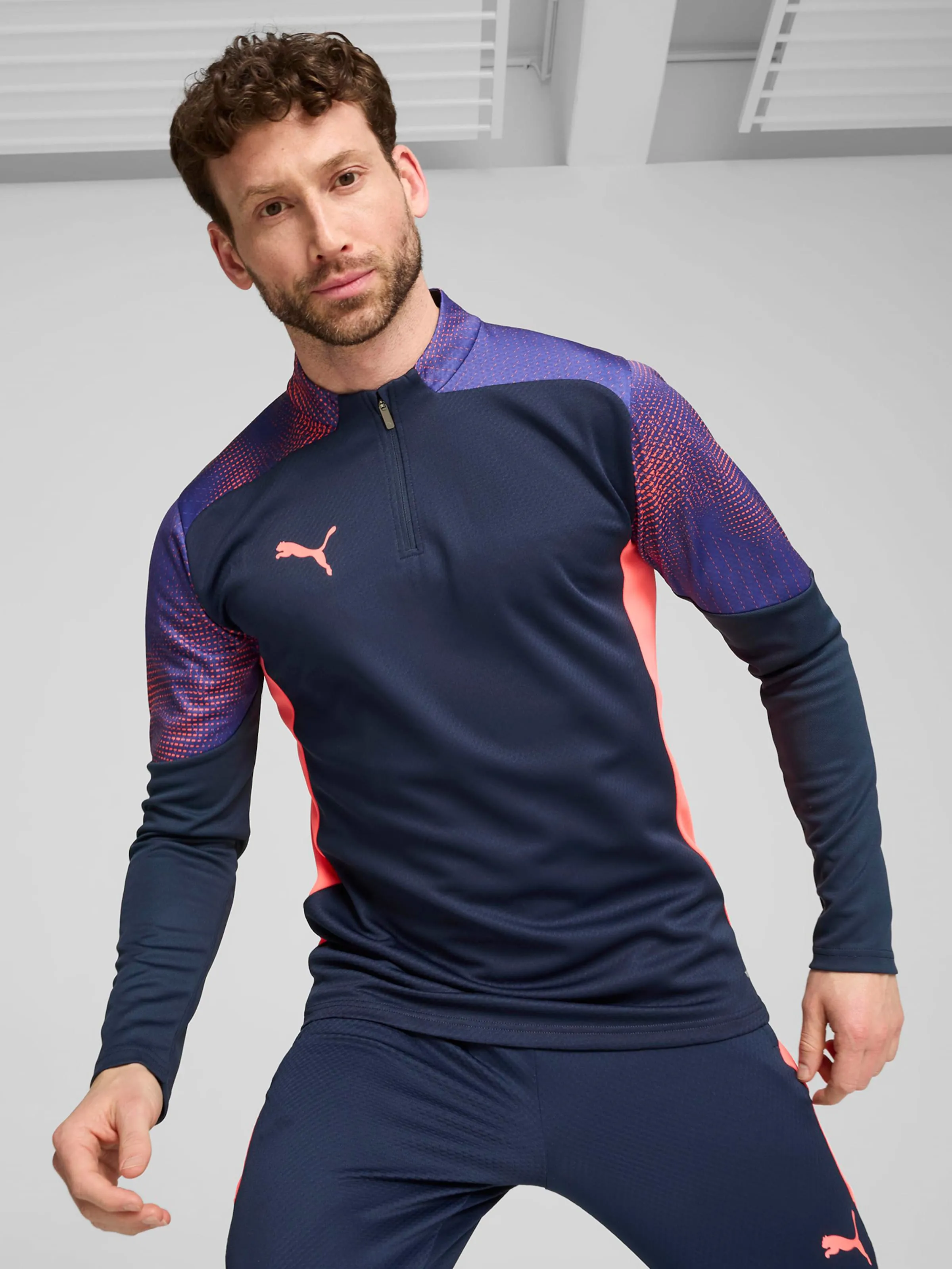 Camiseta funcional 'IndividualFINAL' PUMA en Navy
