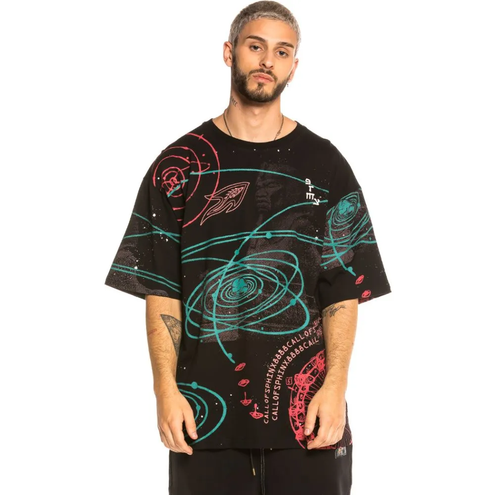 Camiseta Grimey Call of Yore All Over Print FW20 Black