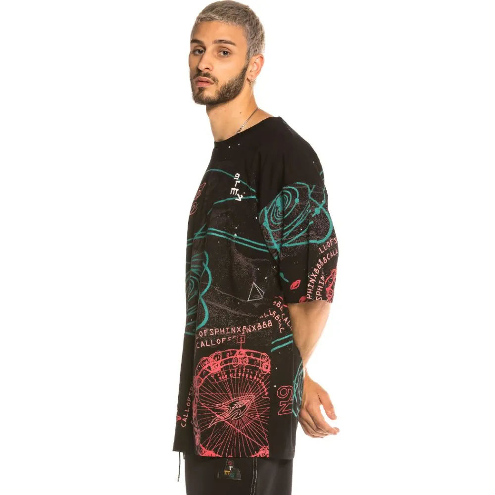 Camiseta Grimey Call of Yore All Over Print FW20 Black
