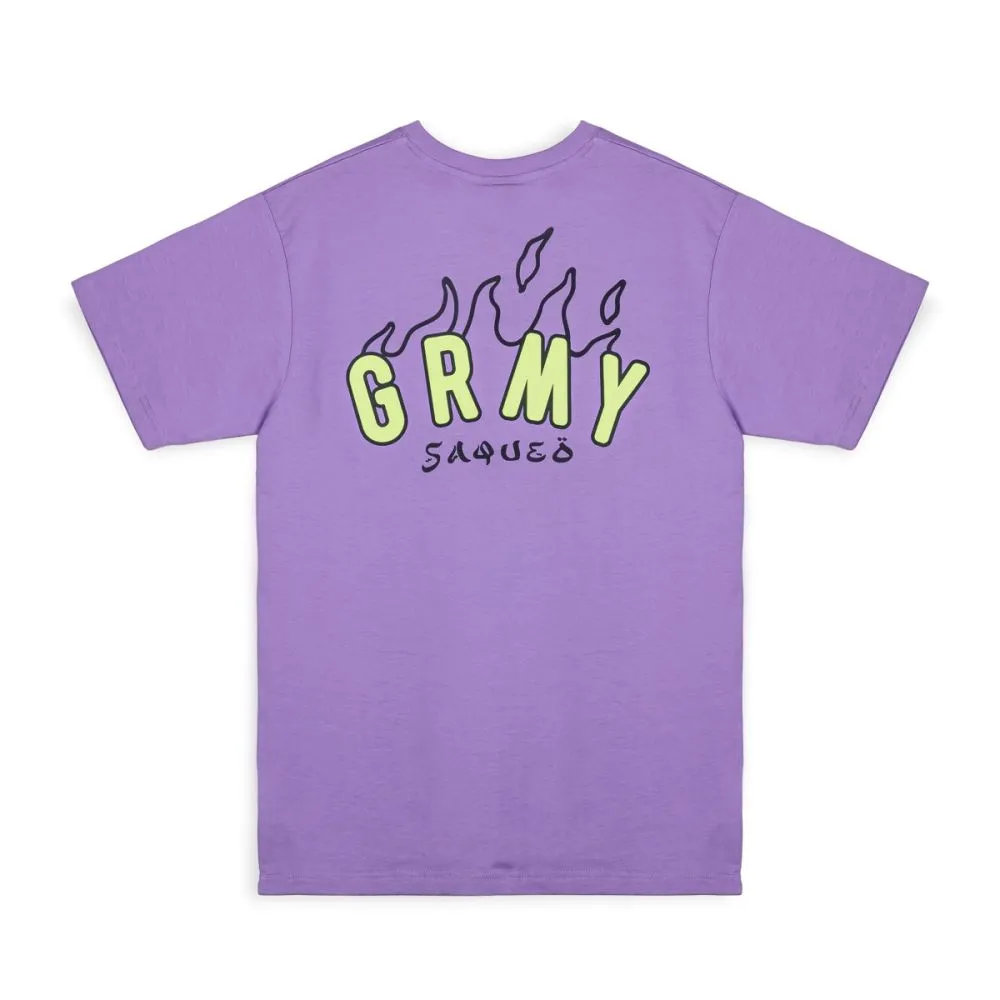 CAMISETA GRIMEY CLOVEN TONGUES SAQUEO REGULAR  VIOLET | SUMMER 23