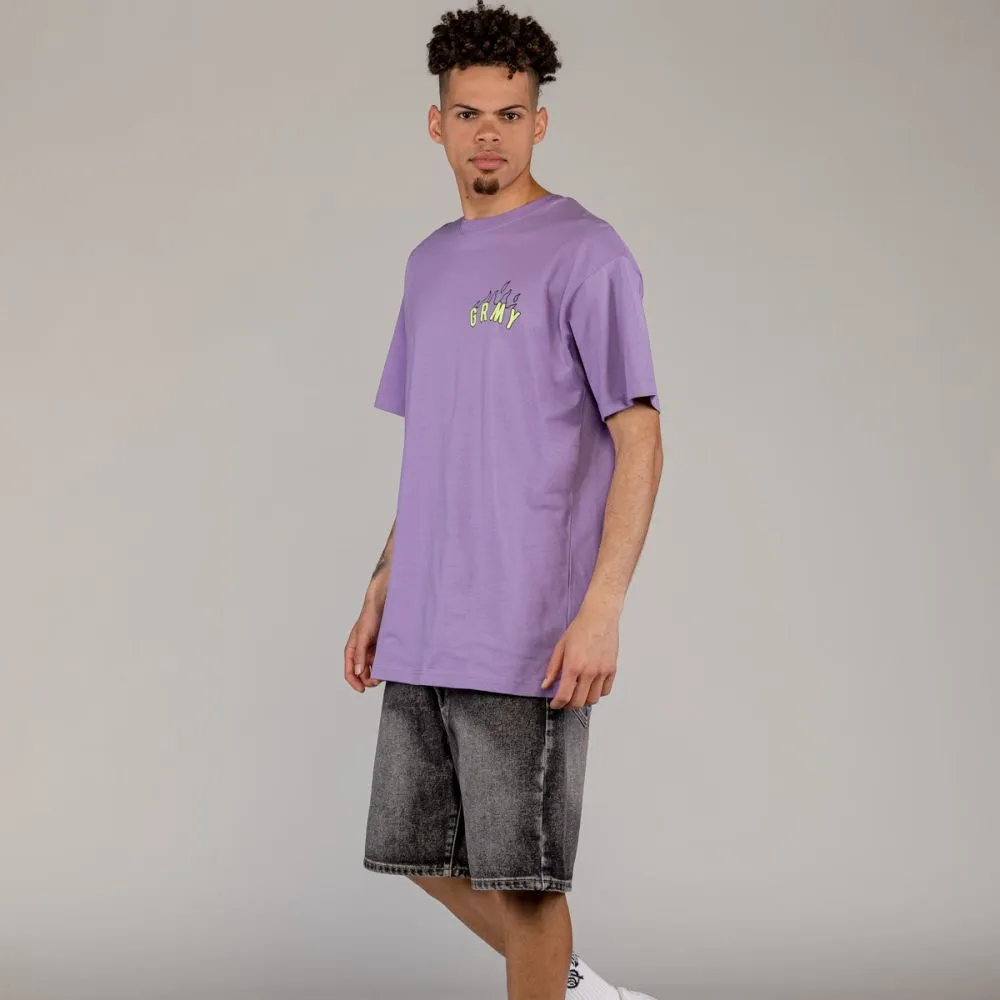 CAMISETA GRIMEY CLOVEN TONGUES SAQUEO REGULAR  VIOLET | SUMMER 23