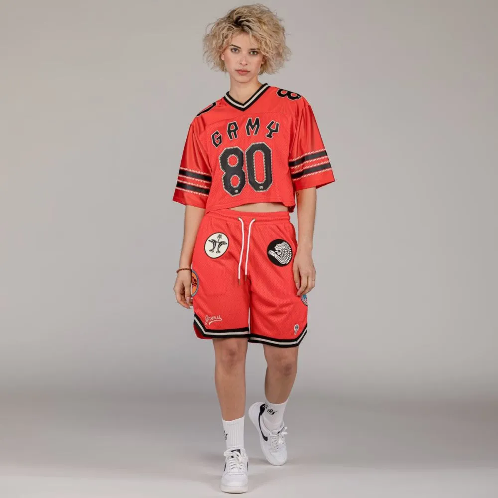 CAMISETA GRIMEY THE CLOUT MESH CROP GIRL  RED | SPRING 23