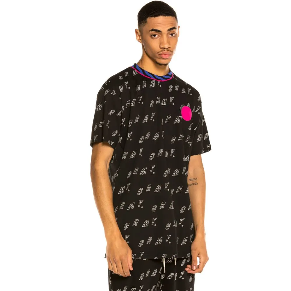 Camiseta Grimey Urmah Dojo All Over Print Tee SS20 Black