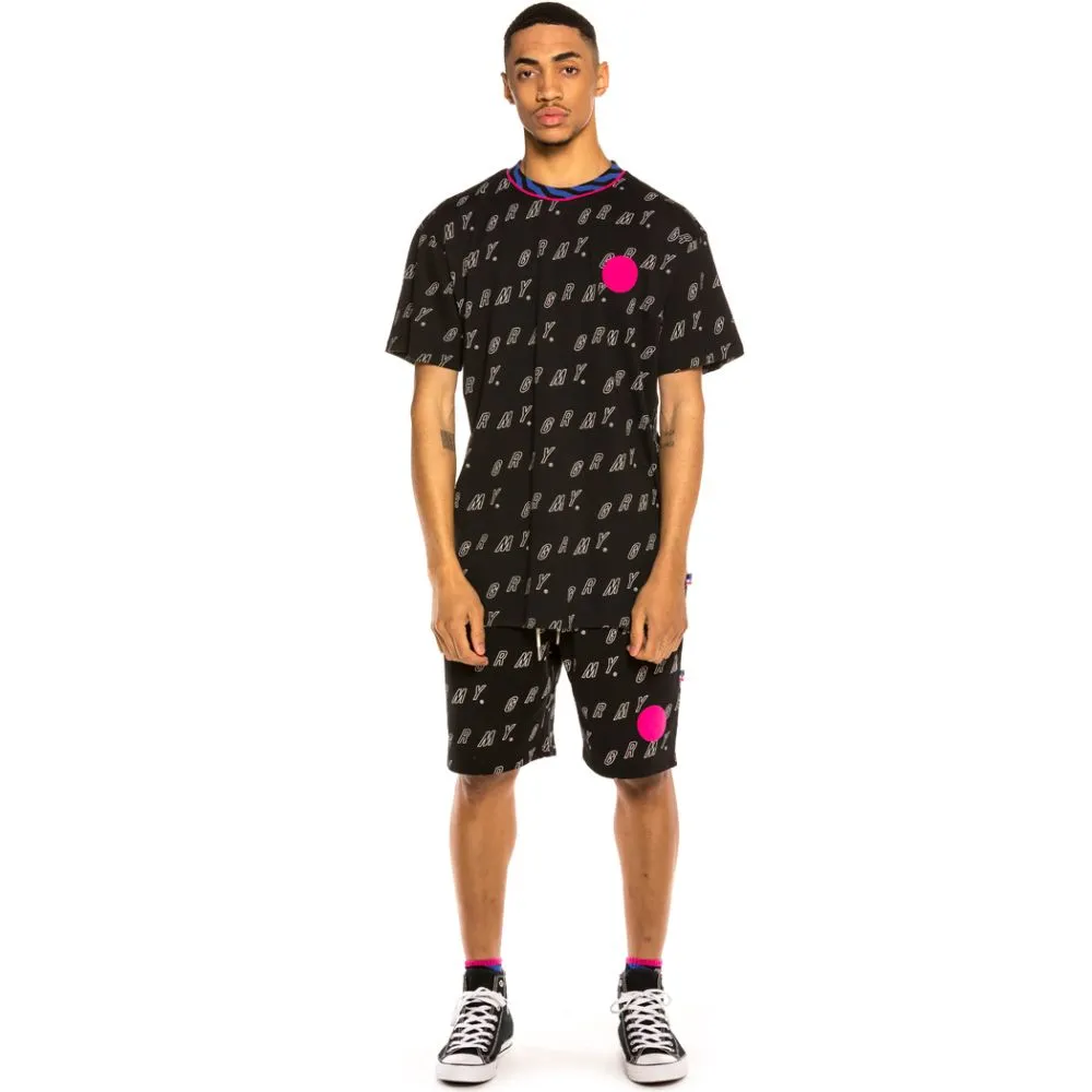 Camiseta Grimey Urmah Dojo All Over Print Tee SS20 Black
