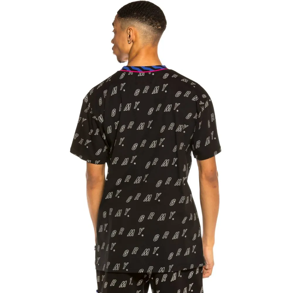 Camiseta Grimey Urmah Dojo All Over Print Tee SS20 Black