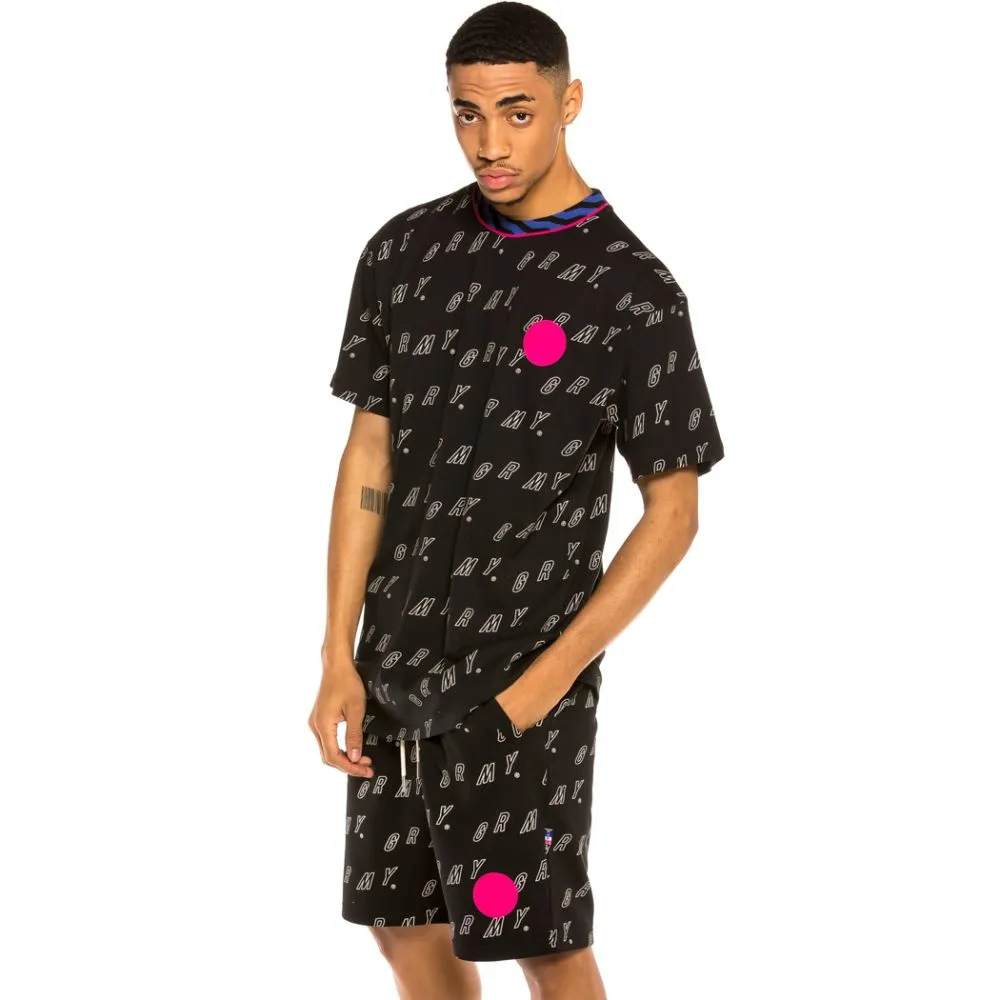 Camiseta Grimey Urmah Dojo All Over Print Tee SS20 Black