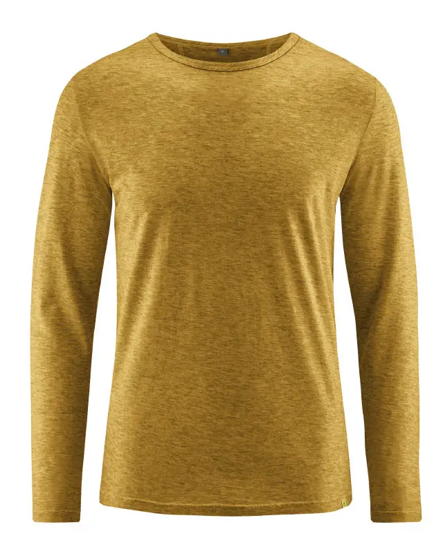 Camiseta hombre manga larga de algodón ecológico