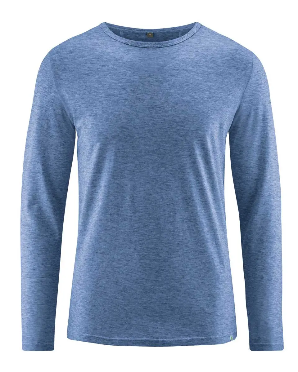Camiseta hombre manga larga de algodón ecológico