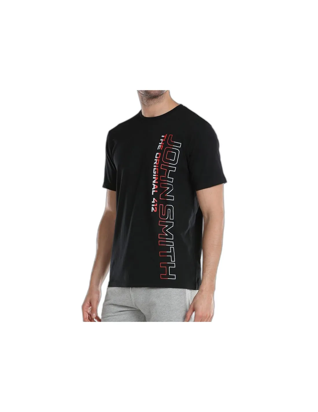 Camiseta John Smith Jalde Negro Hombre