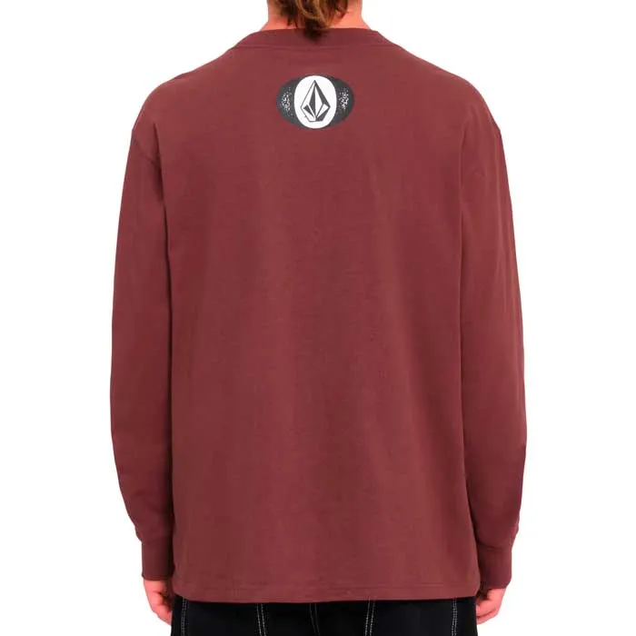 Camiseta l/s VOLCOM Skate Vitals Remy Merlot Red