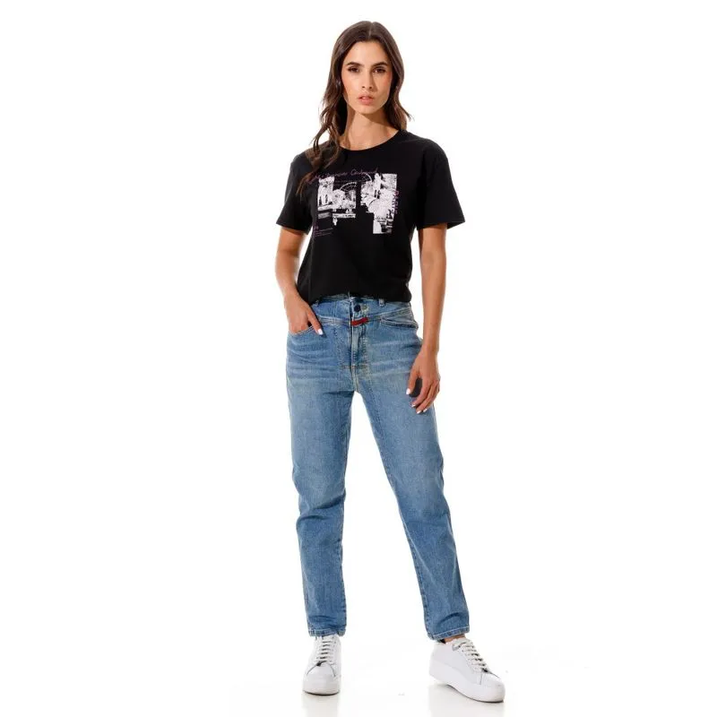 CAMISETA MANGA CORTA PARA MUJER LEMARITHé GIRBAUD