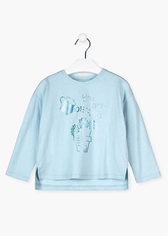 Camiseta Manga Larga Print Niña Losan