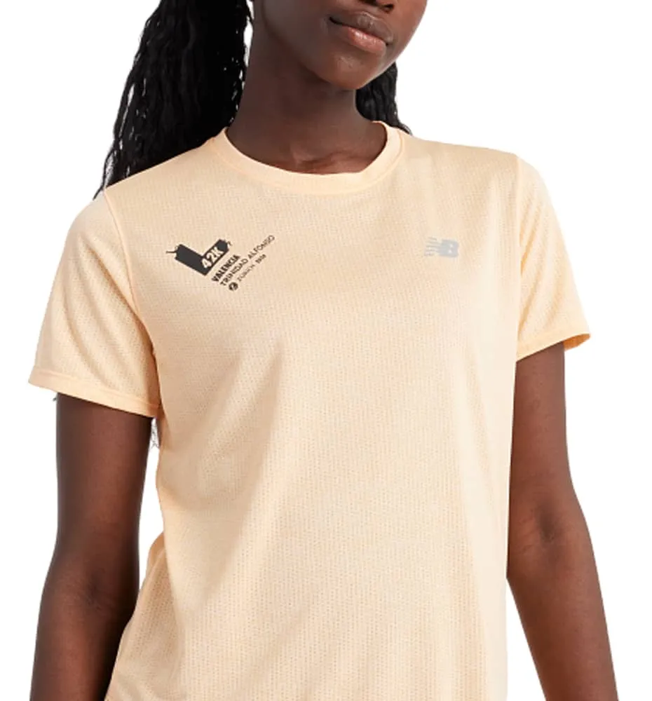 CAMISETA M/C RUNNING_MUJER_NEW BALANCE VALENCIA MARATHON TSHIRT W