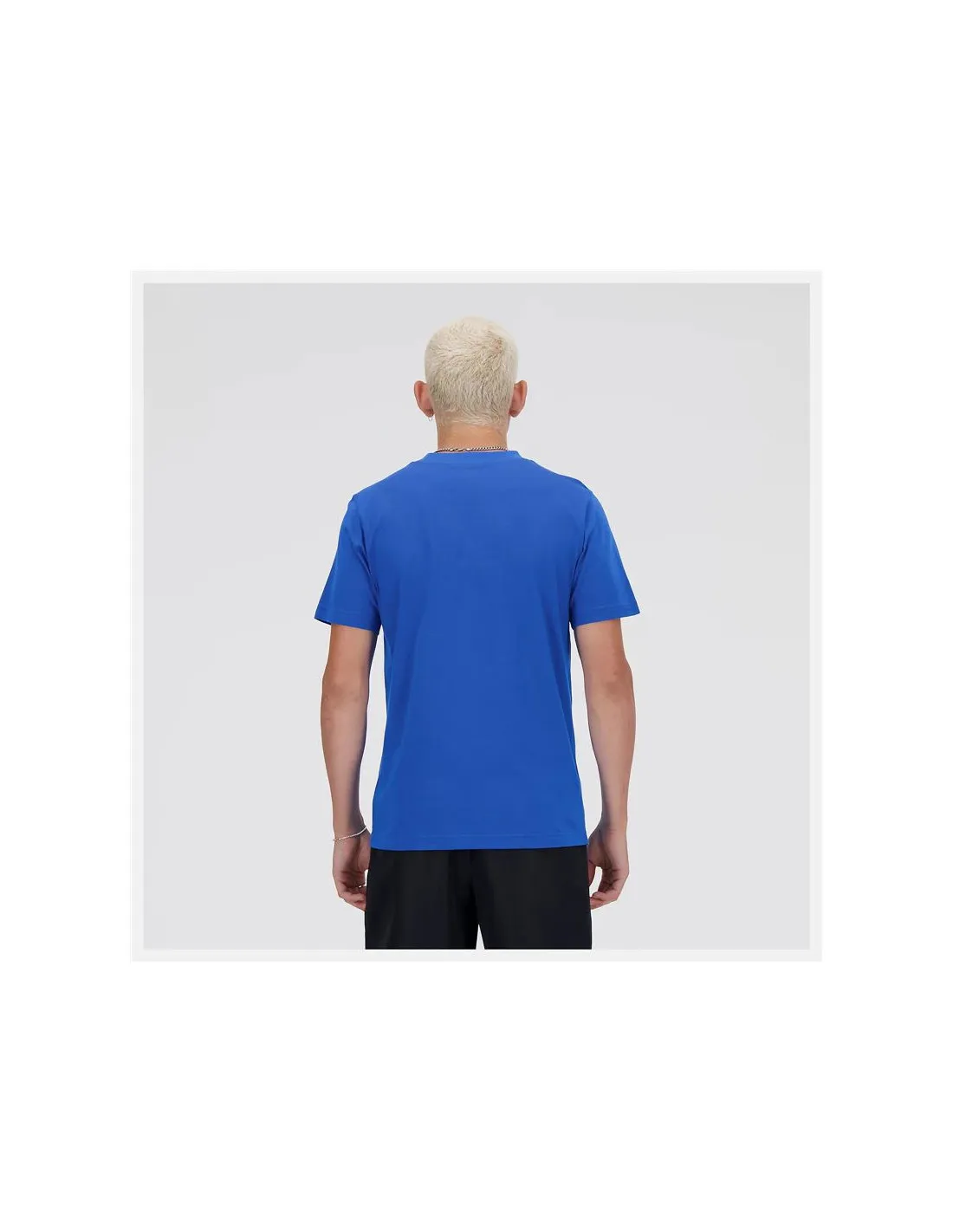 Camiseta New Balance Sport Essentials Logo Hombre Azul