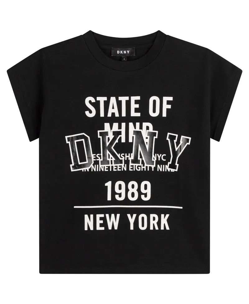 Camiseta Niña DKNY Negra 1989
